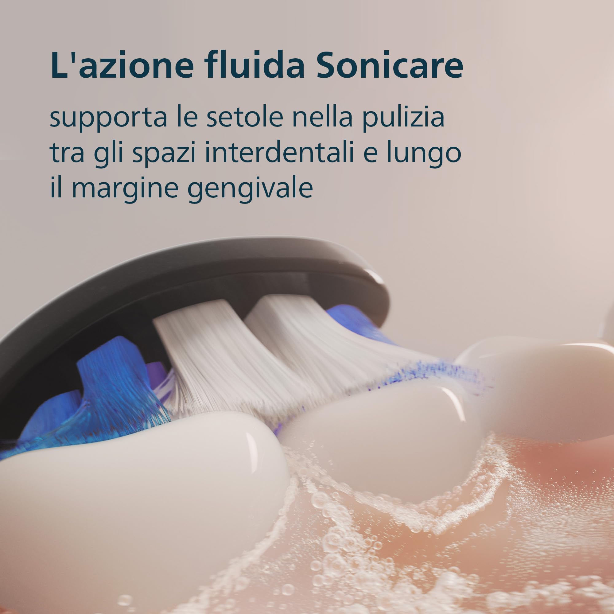philips-sonicare-serie-6100-hx7403-07-spazzolino-elettrico-sonico-con-sensore-di image 3