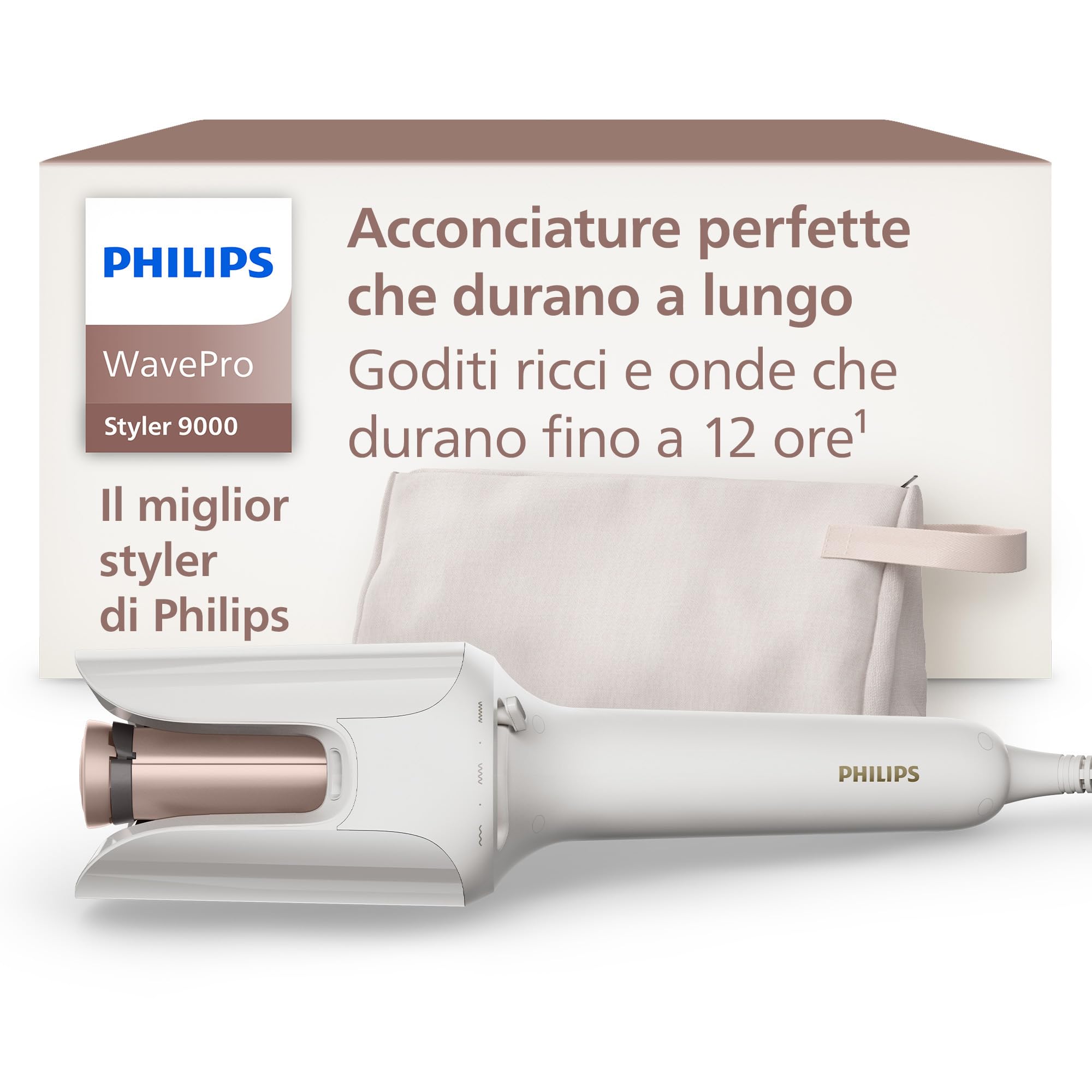 philips-wavepro-styler-9000-bhb968-10-arricciacapelli-con-tecnologia-senseiq-e-c image 1