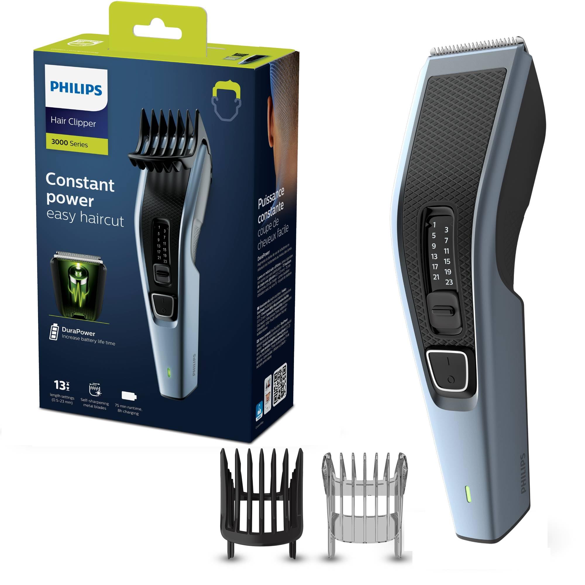 philips-series-3000-hc3510-15-regolacapelli-con-tecnologia-trim-n-flow-lame-dual image 5