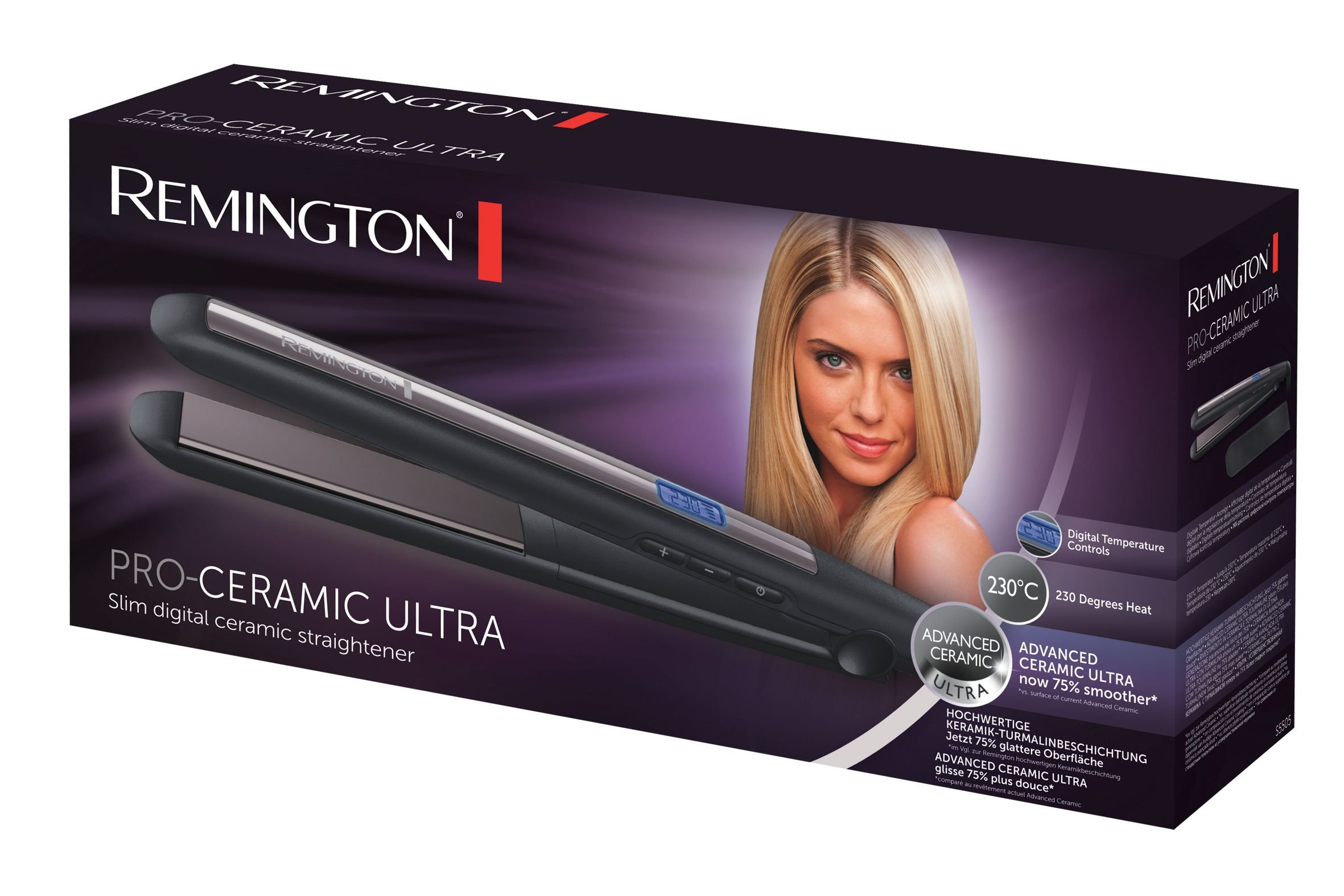 remington-s5505-pro-ceramic-ultra-piastra-per-capelli-con-rivestimento-ultra-cer image 2
