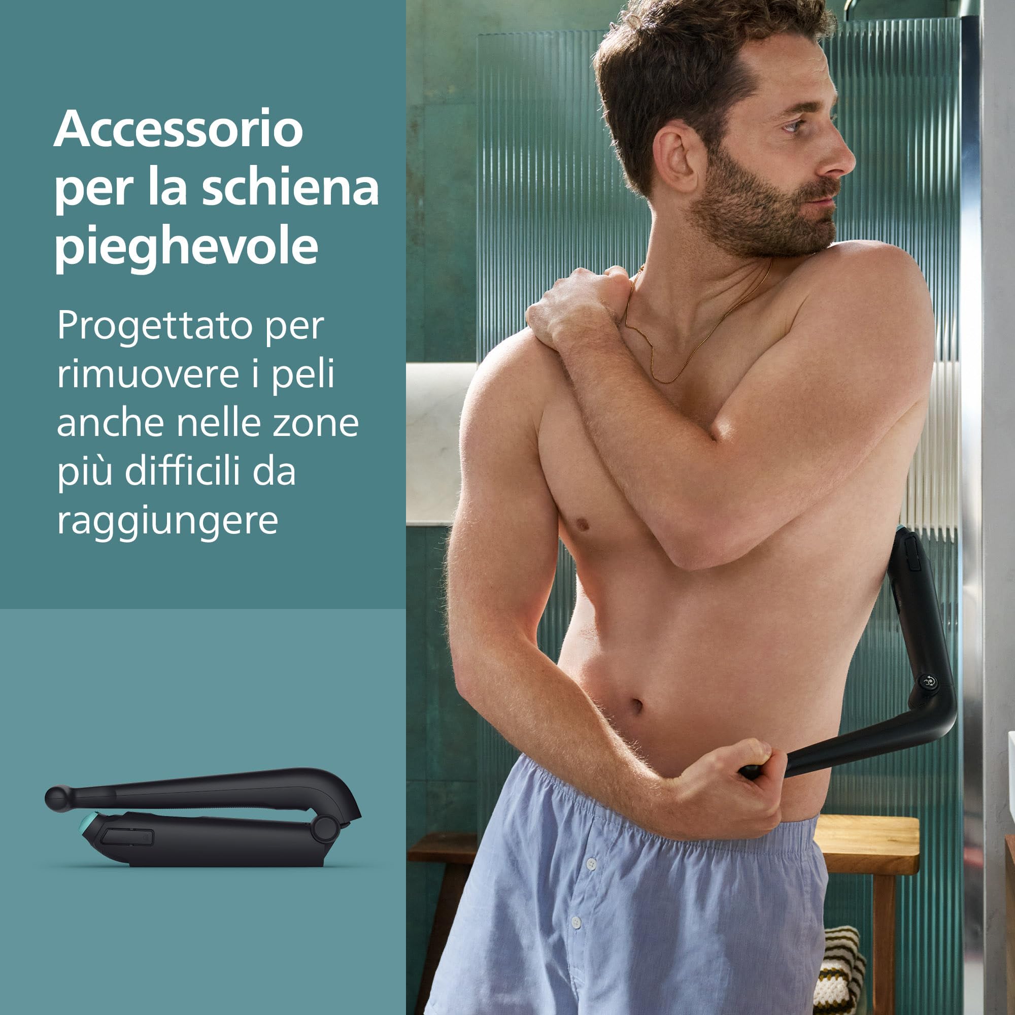 philips-bodygroom-serie-7000-bg7485-30-rifinitore-corpo-uomo-con-testina-flessib image 2