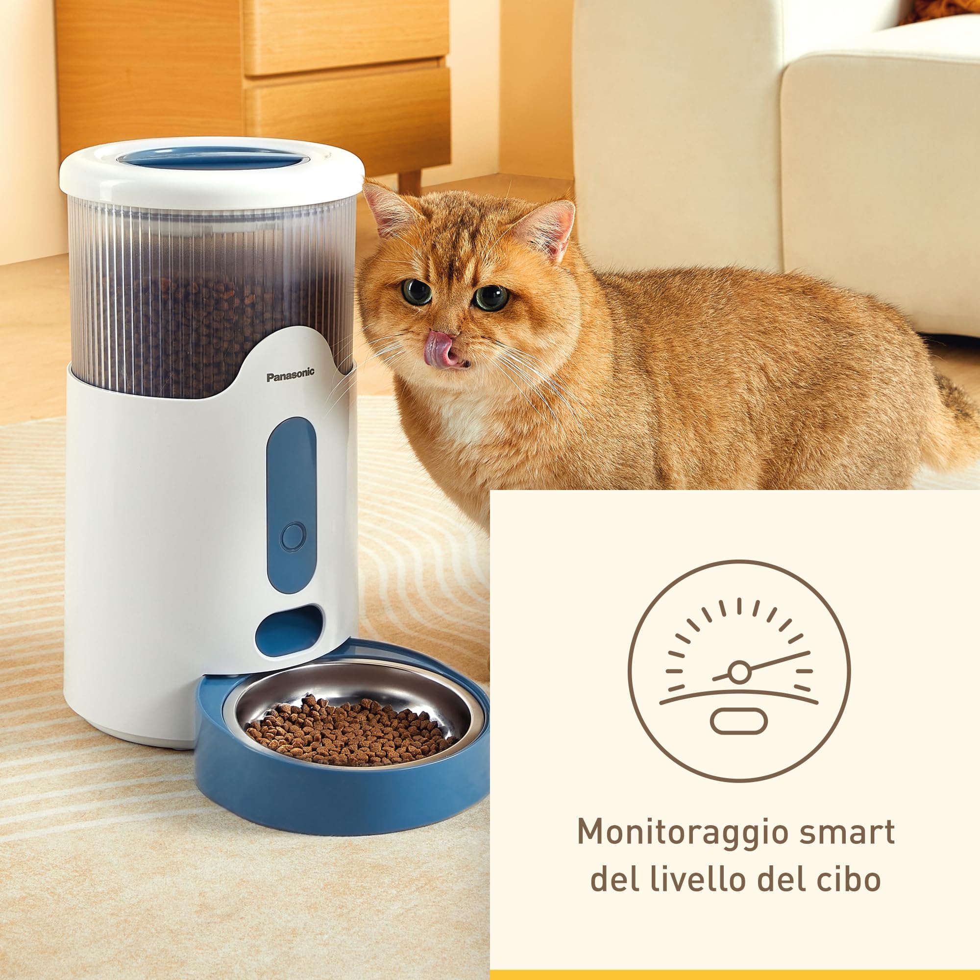 panasonic-cp-jnf01-w-dosatore-di-cibo-smart-per-gatti-e-cani-mangiatoia-automati image 4