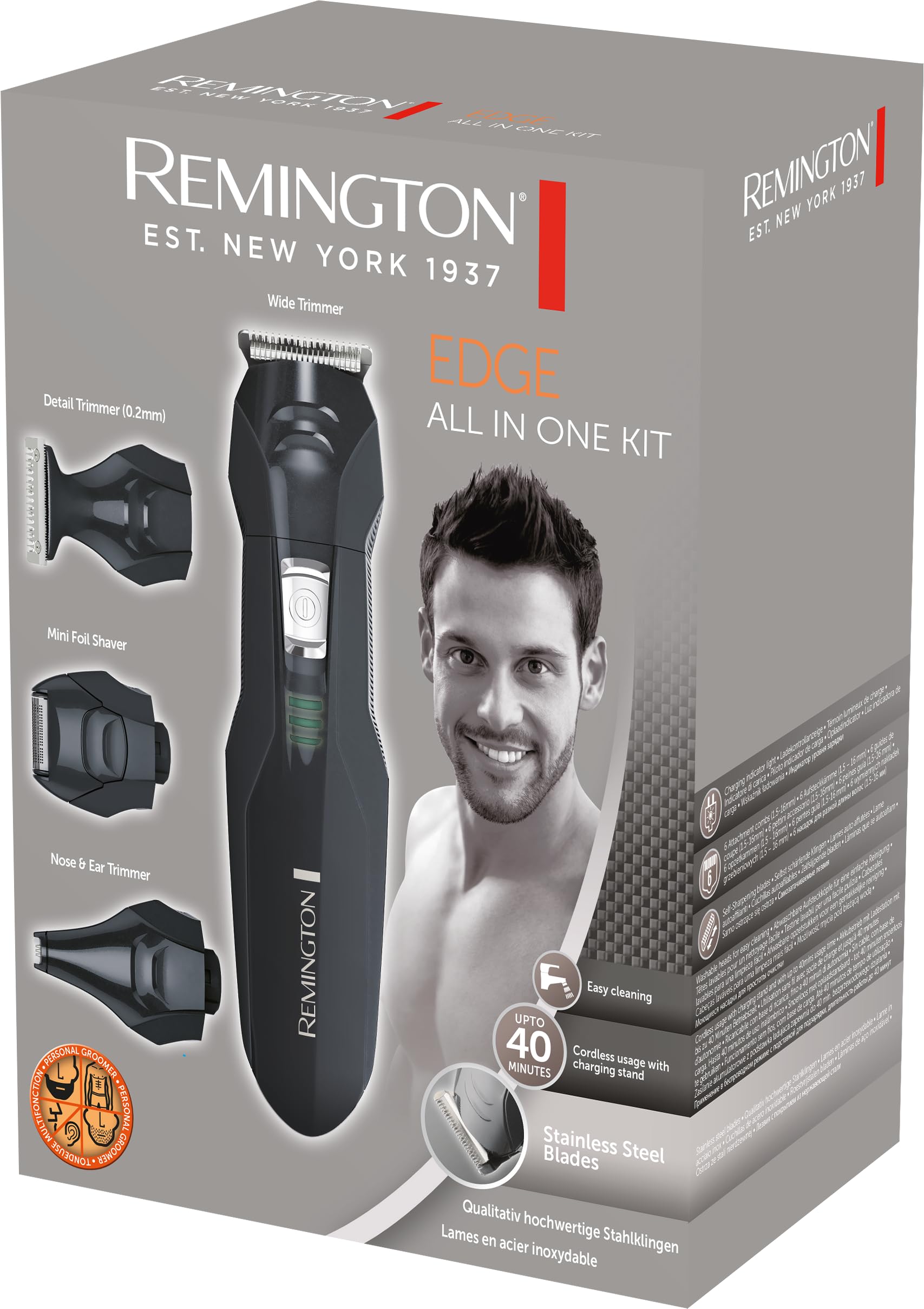 remington-personal-groomer-edge-pg6030-rasoio-elettrico-multiuso-rifinitore-corp image 6