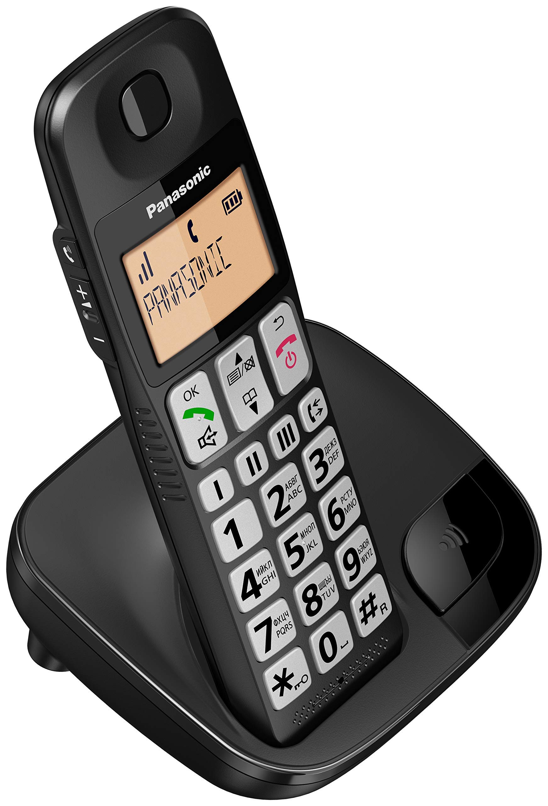 panasonic-kx-tge110jtb-telefono-cordless-dect-digitale-con-tasti-grandi-vivavoce image 4