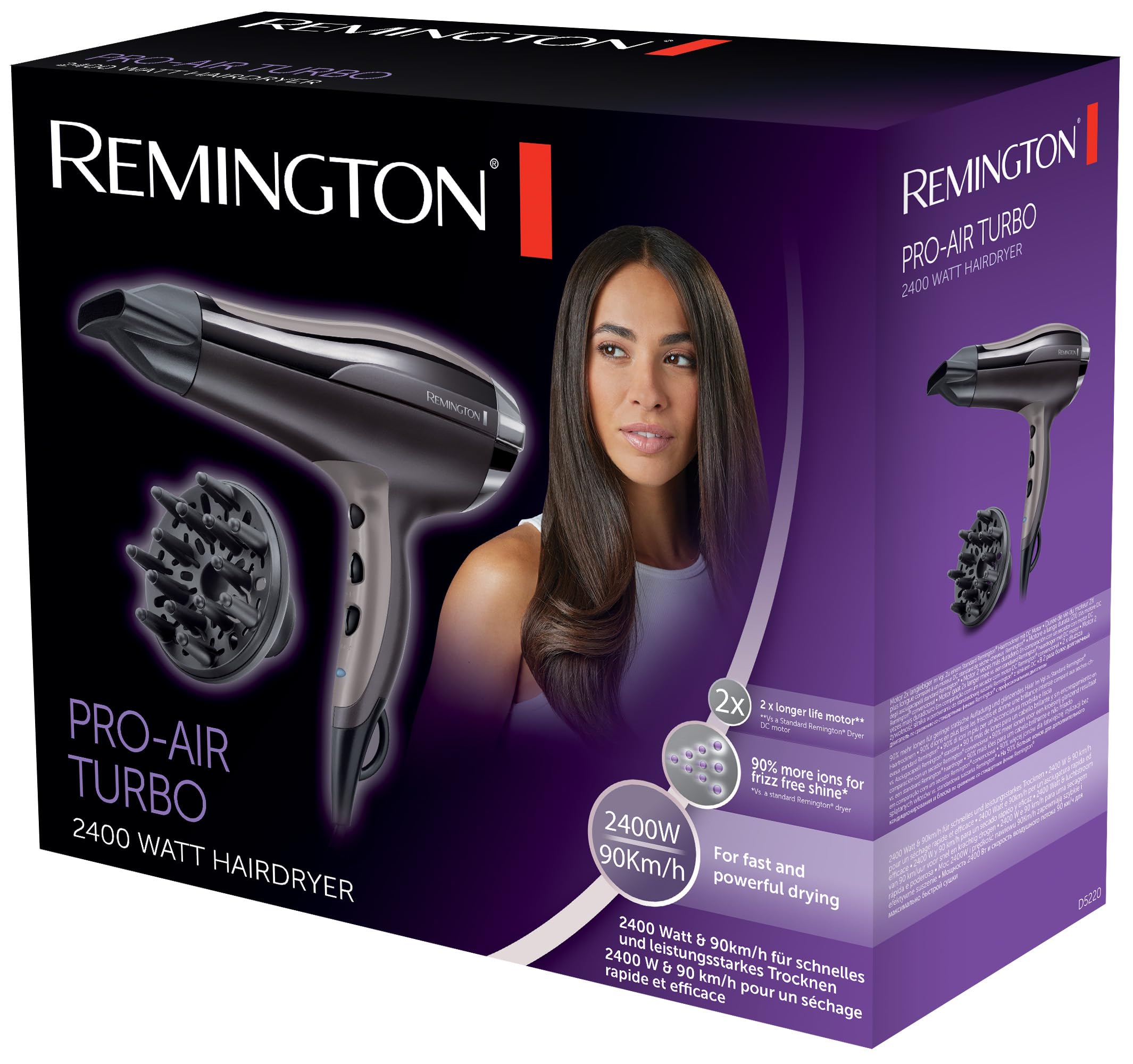 remington-pro-air-turbo-d5220-asciugacapelli-2400-w-con-generatore-di-ioni-3-liv image 5