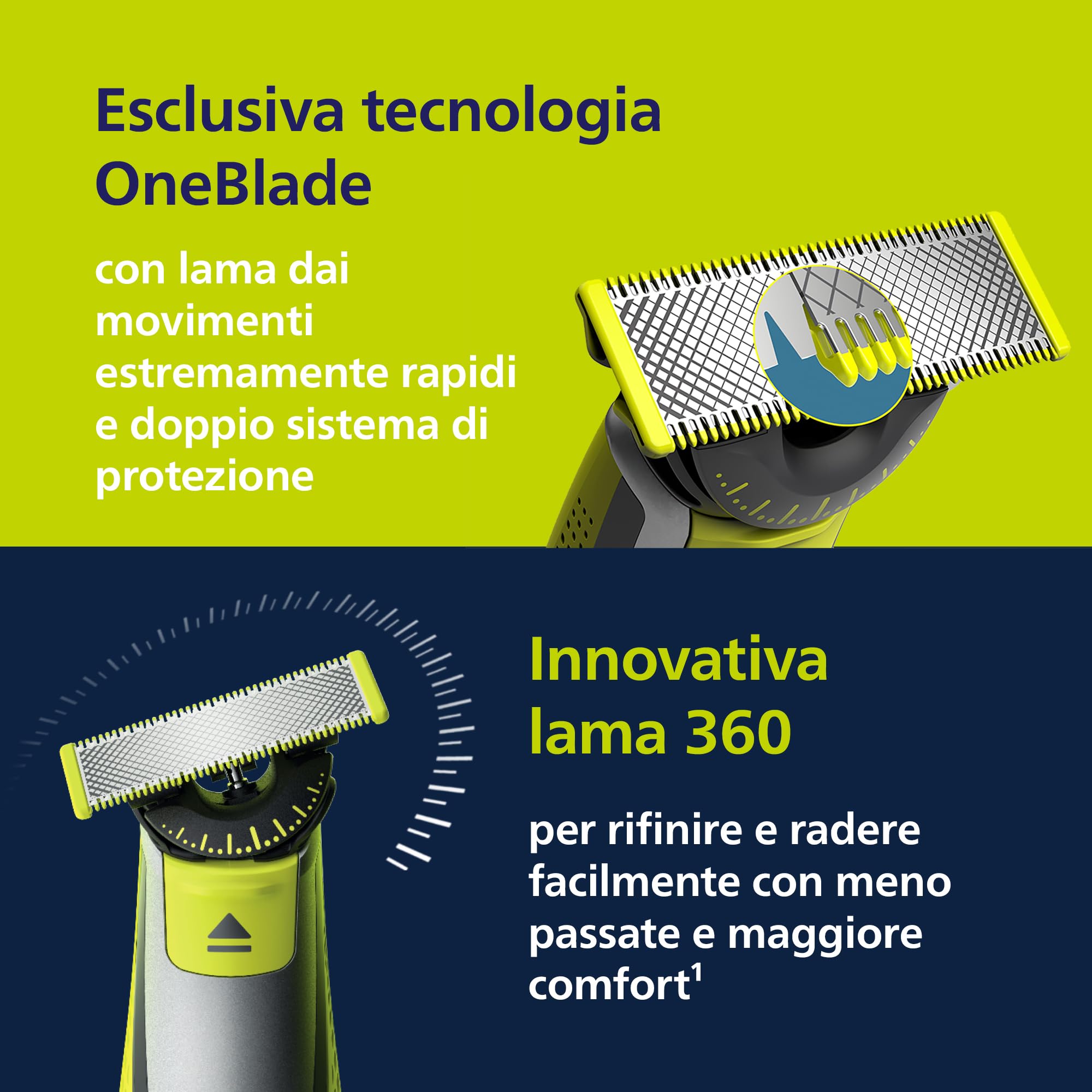 philips-oneblade-qp2834-31-360-face-body-regolabarba-elettrico-ibrido-3-in-1-per image 4