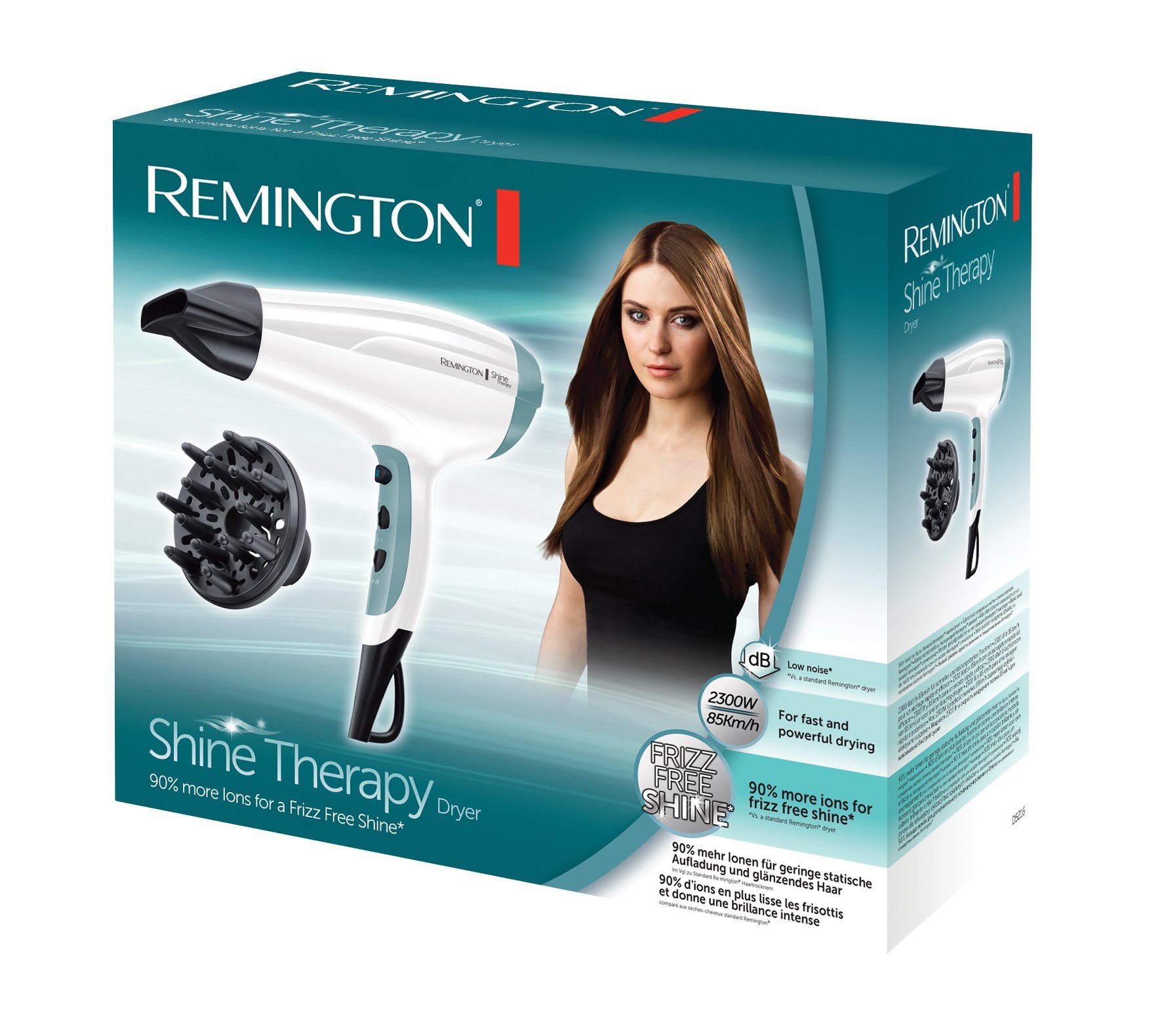 remington-shine-therapy-d5216-asciugacapelli-2300-w-con-generatore-di-ioni-90-io image 2