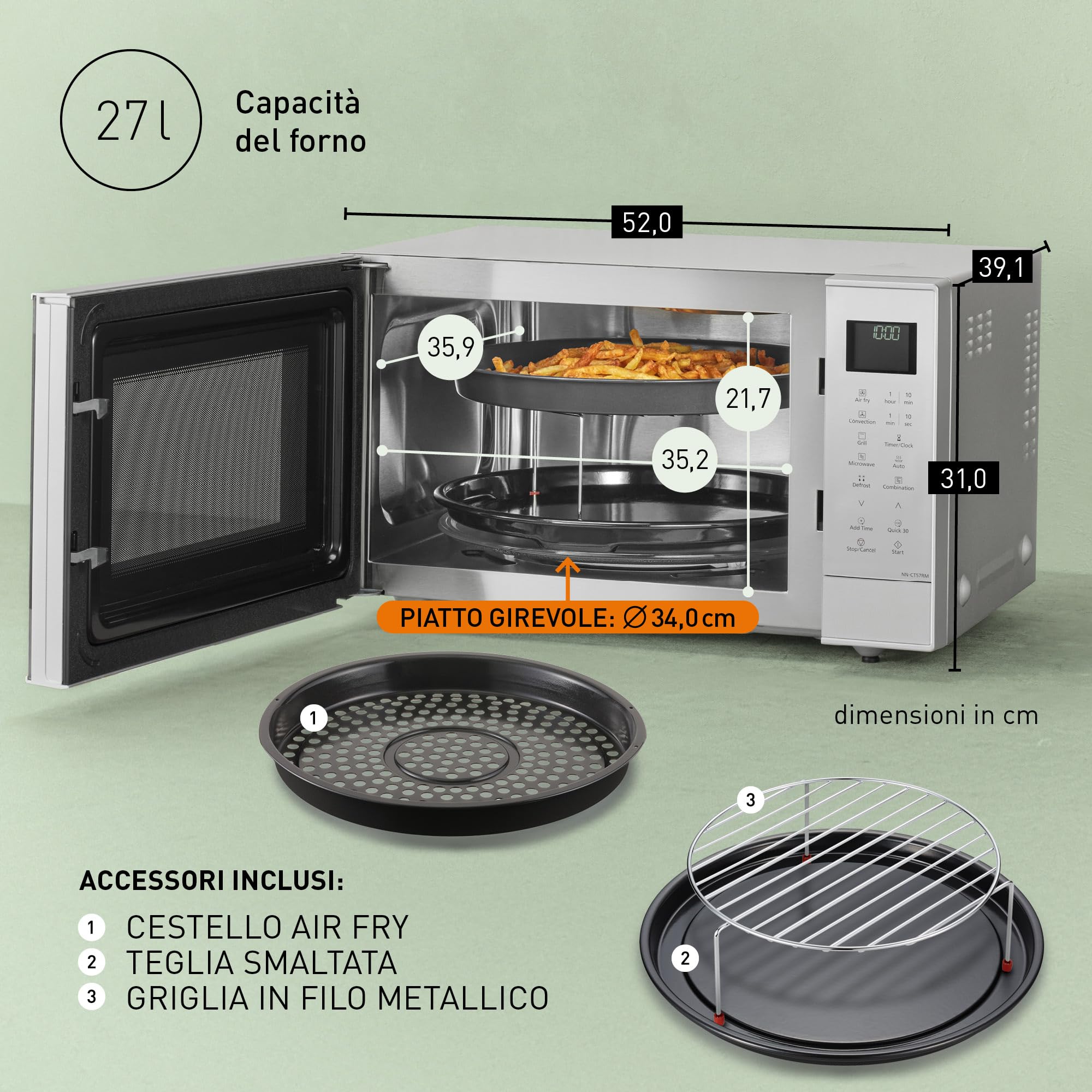 panasonic-nn-ct57rmepg-forno-a-microonde-combinato-4-in-1-da-27-l-con-airfryer-i image 6