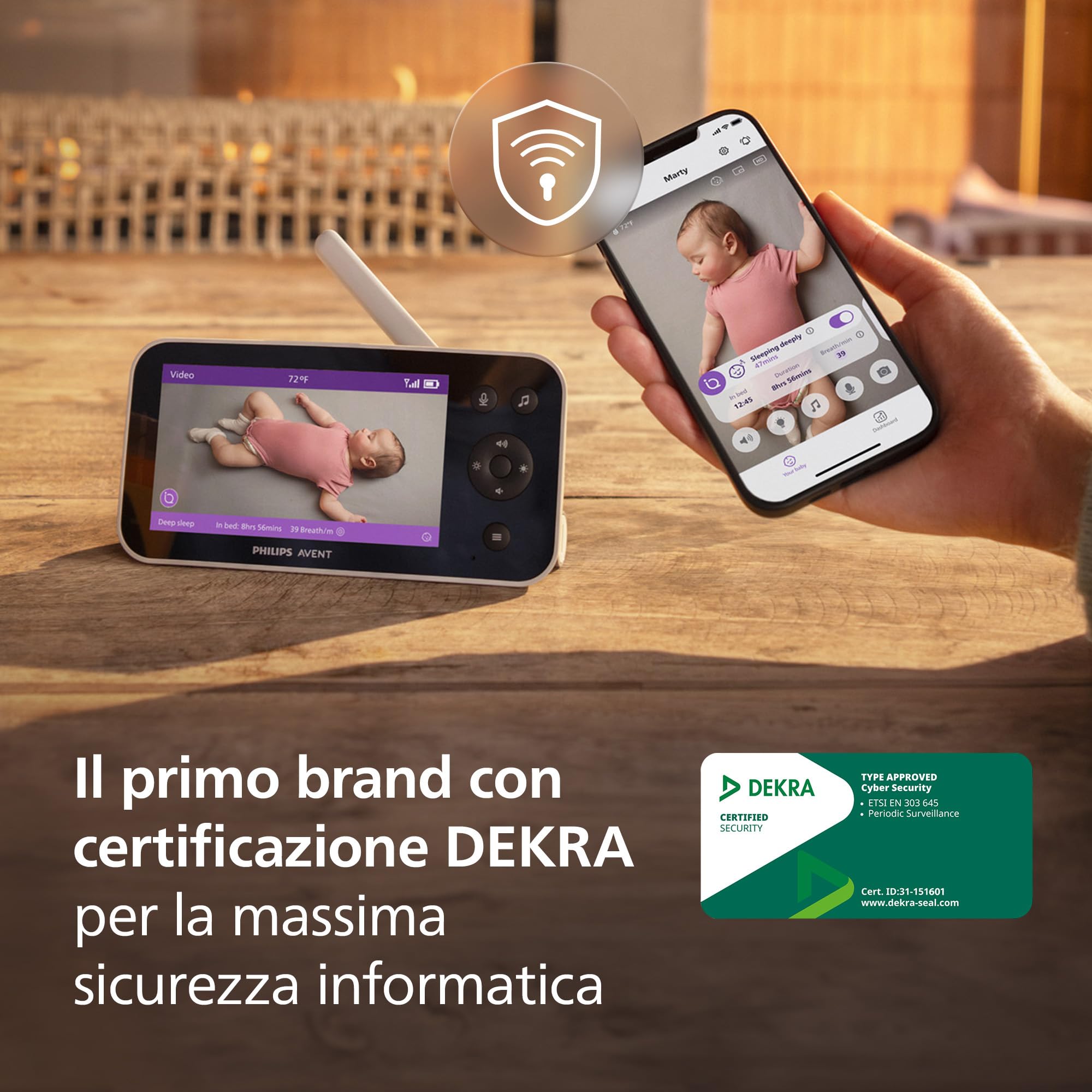 philips-avent-premium-connected-scd973-26-baby-monitor-con-ai-per-sonno-e-respir image 2