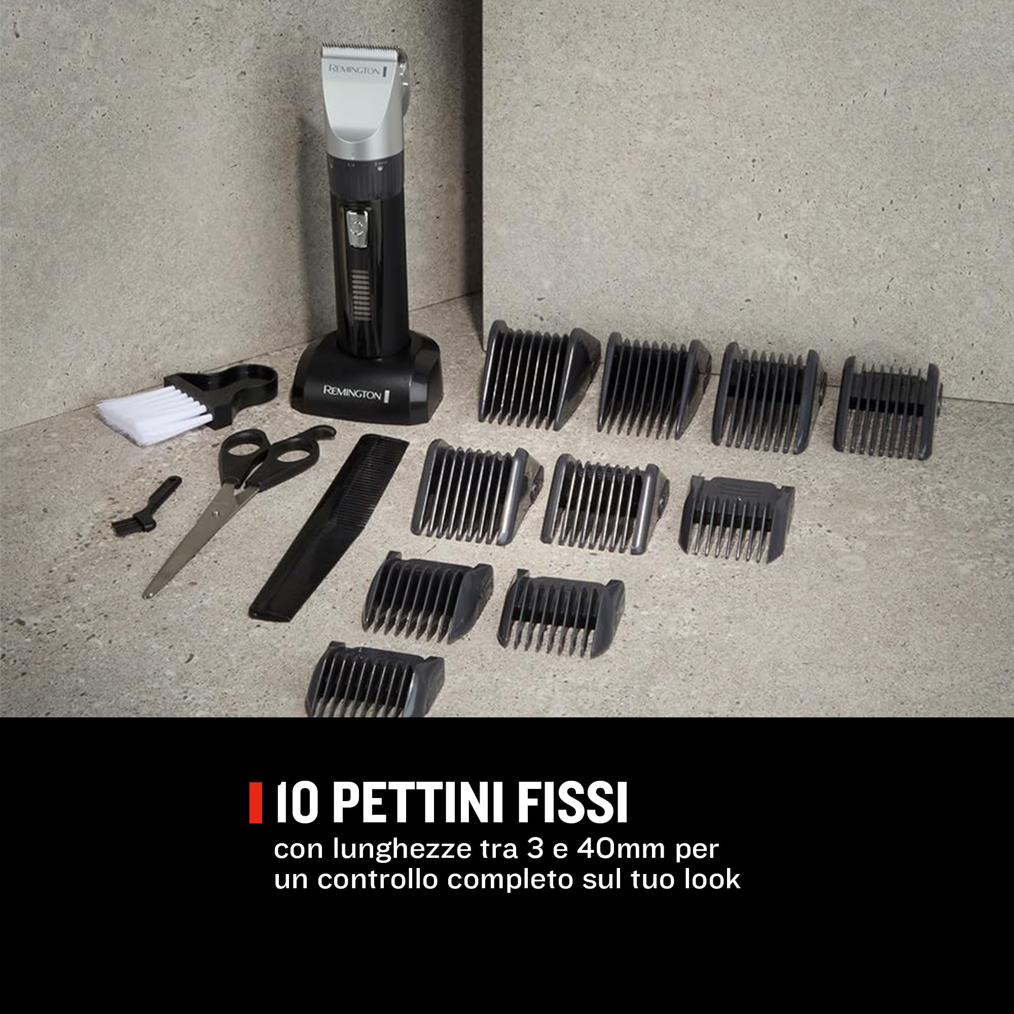 remington-hc5811-hybrid-kit-tagliacapelli-professionale-con-lame-in-ceramica-aut image 3
