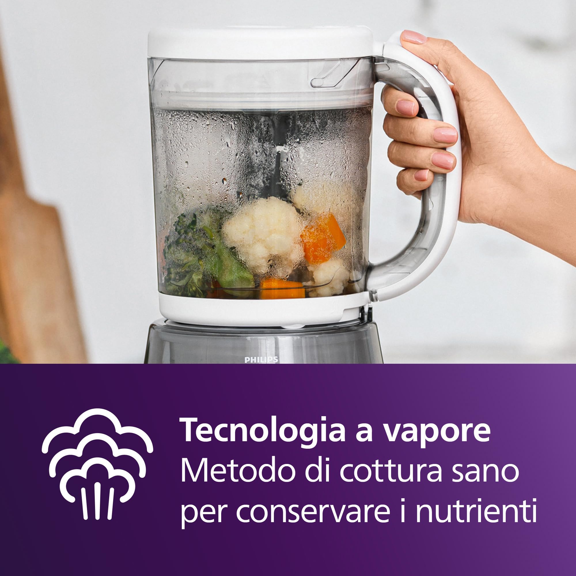 philips-avent-scf883-20-easypappa-steamer-blender-4-in-1-per-pappe-con-20-vasett image 5