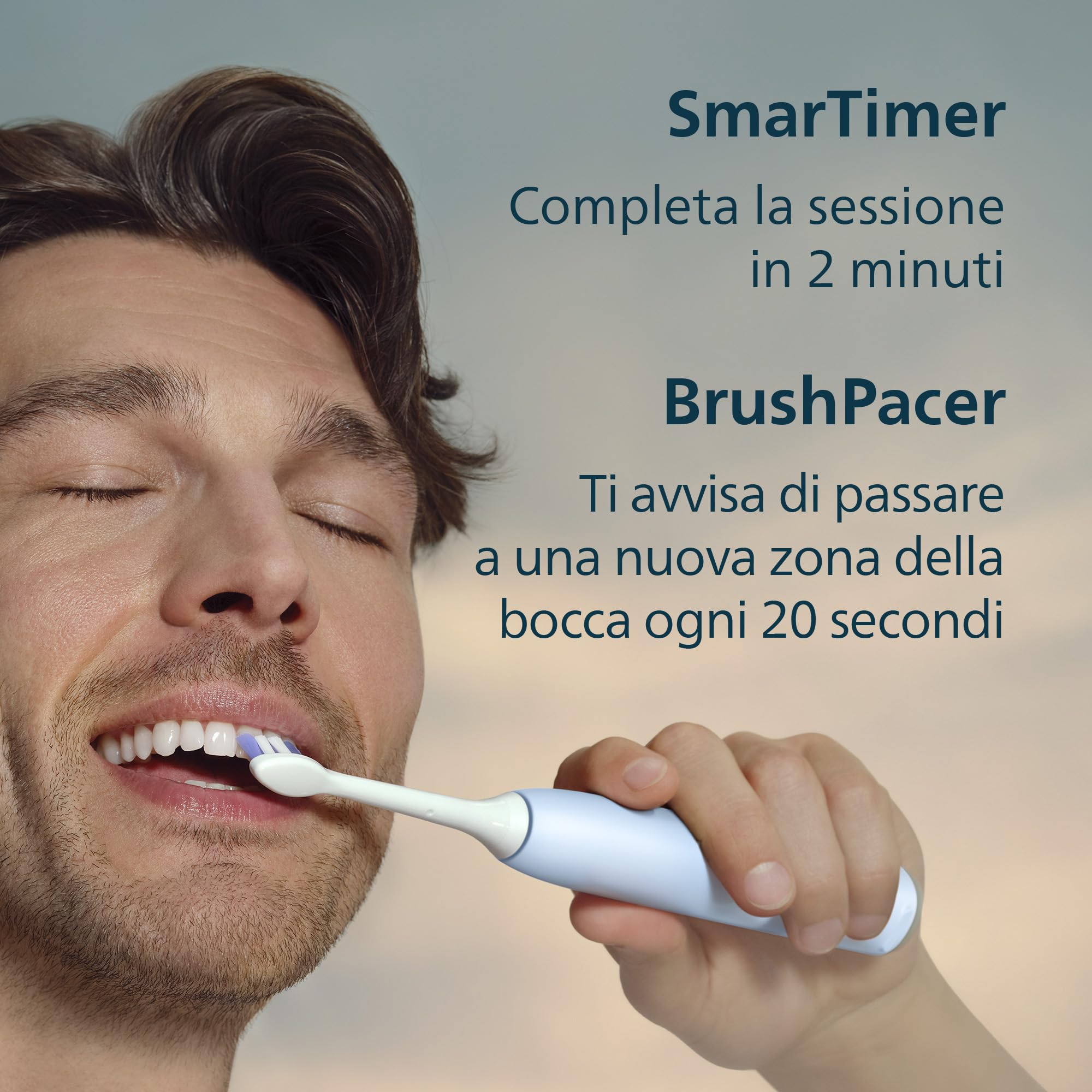 philips-sonicare-6100-hx7406-02-spazzolino-elettrico-sonico-con-sensore-di-press image 8