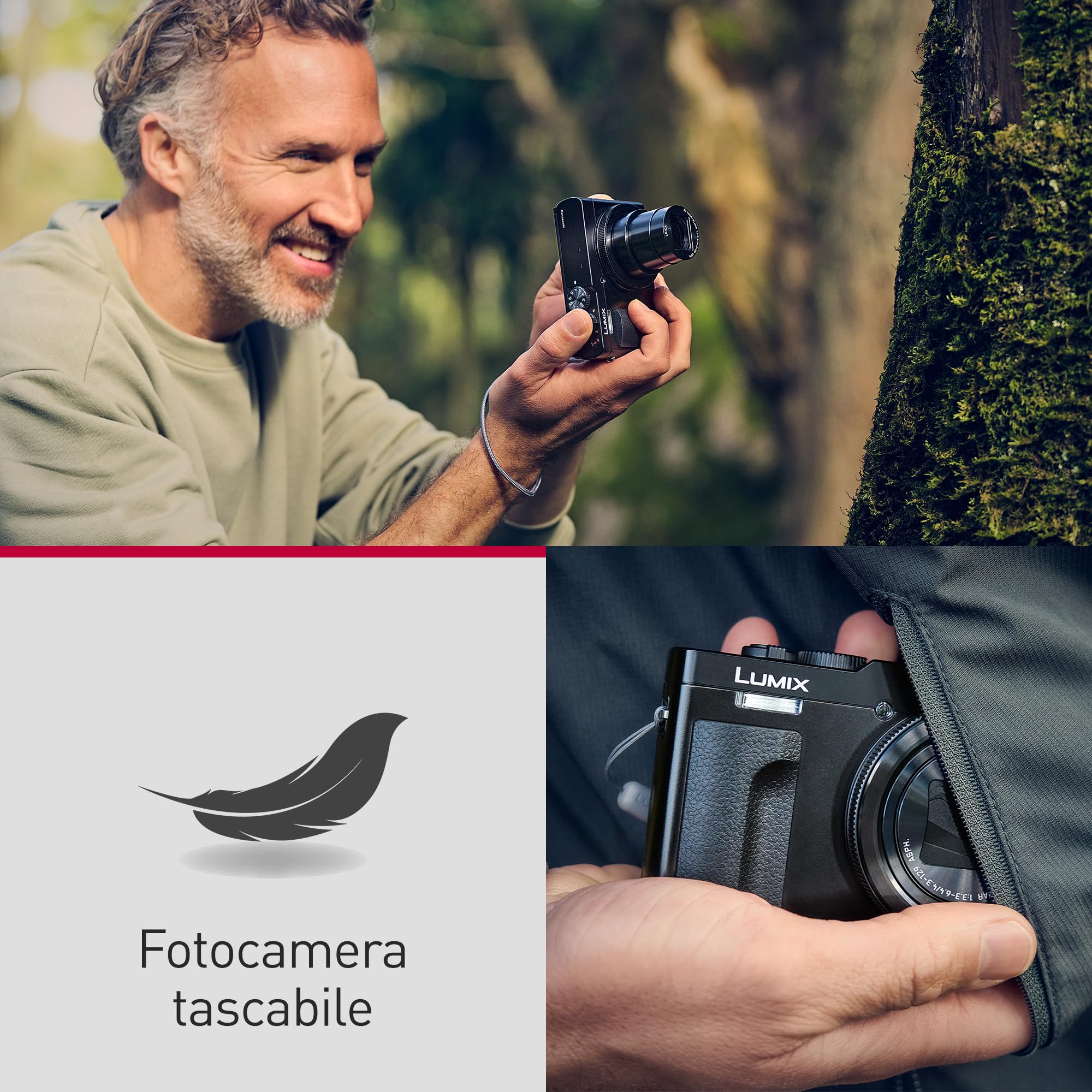 panasonic-lumix-dc-tz99e-k-fotocamera-compatta-da-viaggio-4k-con-obiettivo-leica image 3