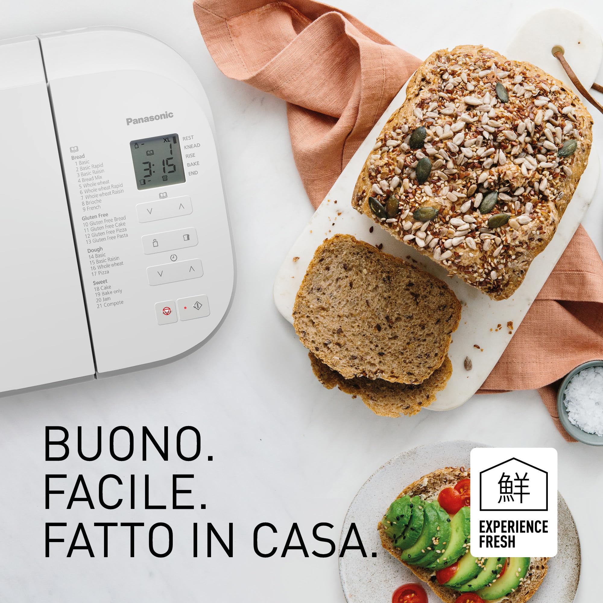 panasonic-sd-b2510wxe-macchina-del-pane-automatica-orizzontale-21-programmi-4-pr image 2