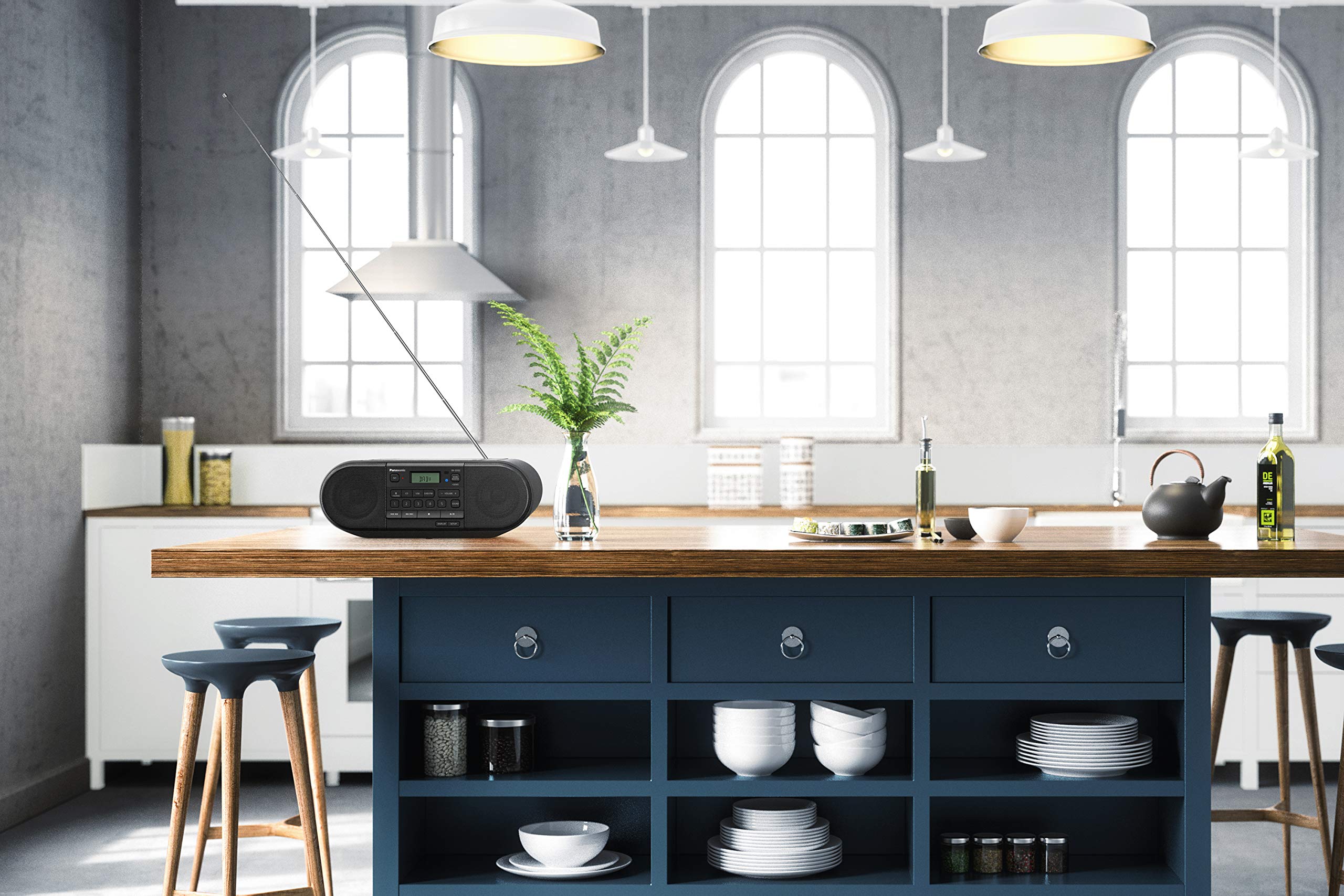 panasonic-rx-d552-radio-dab-portatile-con-bluetooth-lettore-cd-usb-e-equalizzato image 2