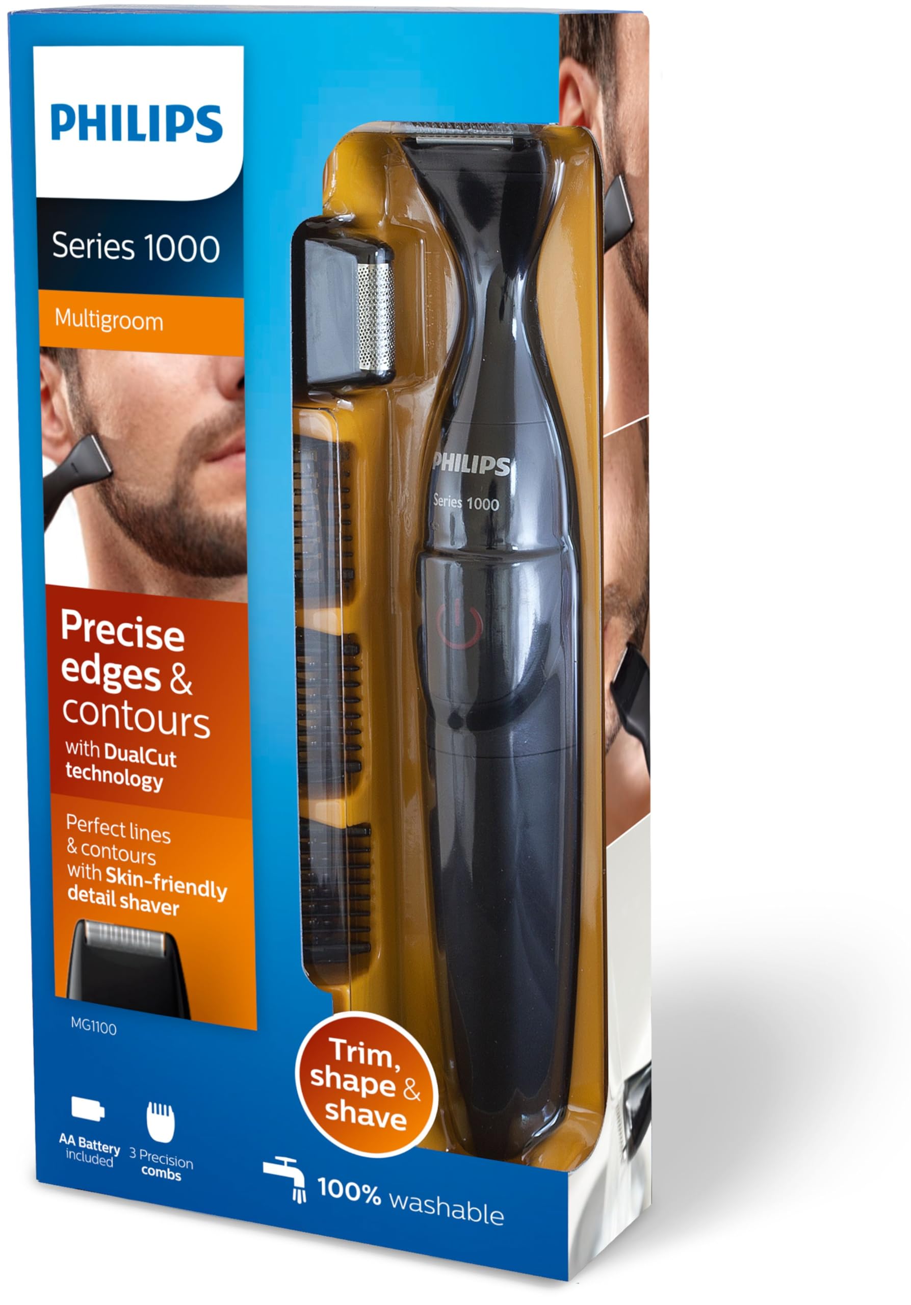 philips-series-1000-mg1100-16-rifinitore-di-precisione-multigroom-per-barba-baff image 3