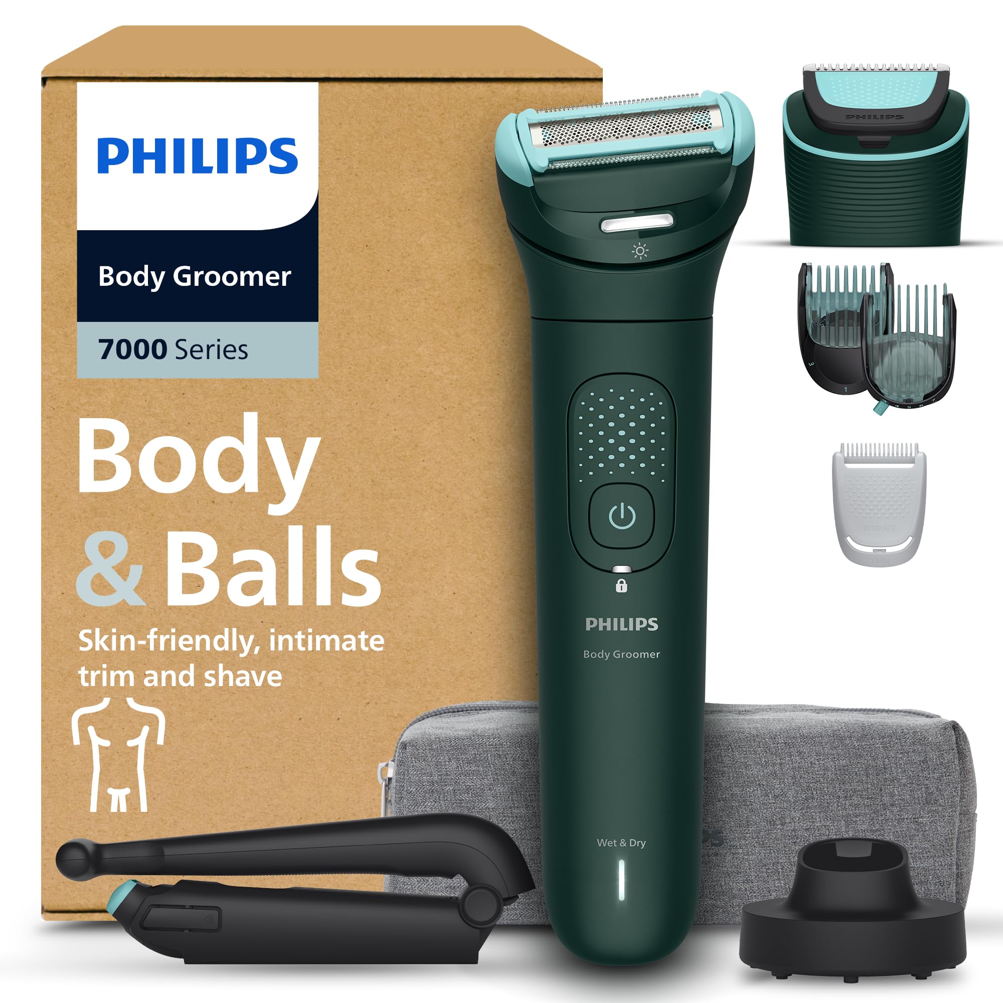 philips-bodygroom-serie-7000-bg7485-30-rifinitore-corpo-uomo-con-testina-flessib image 1
