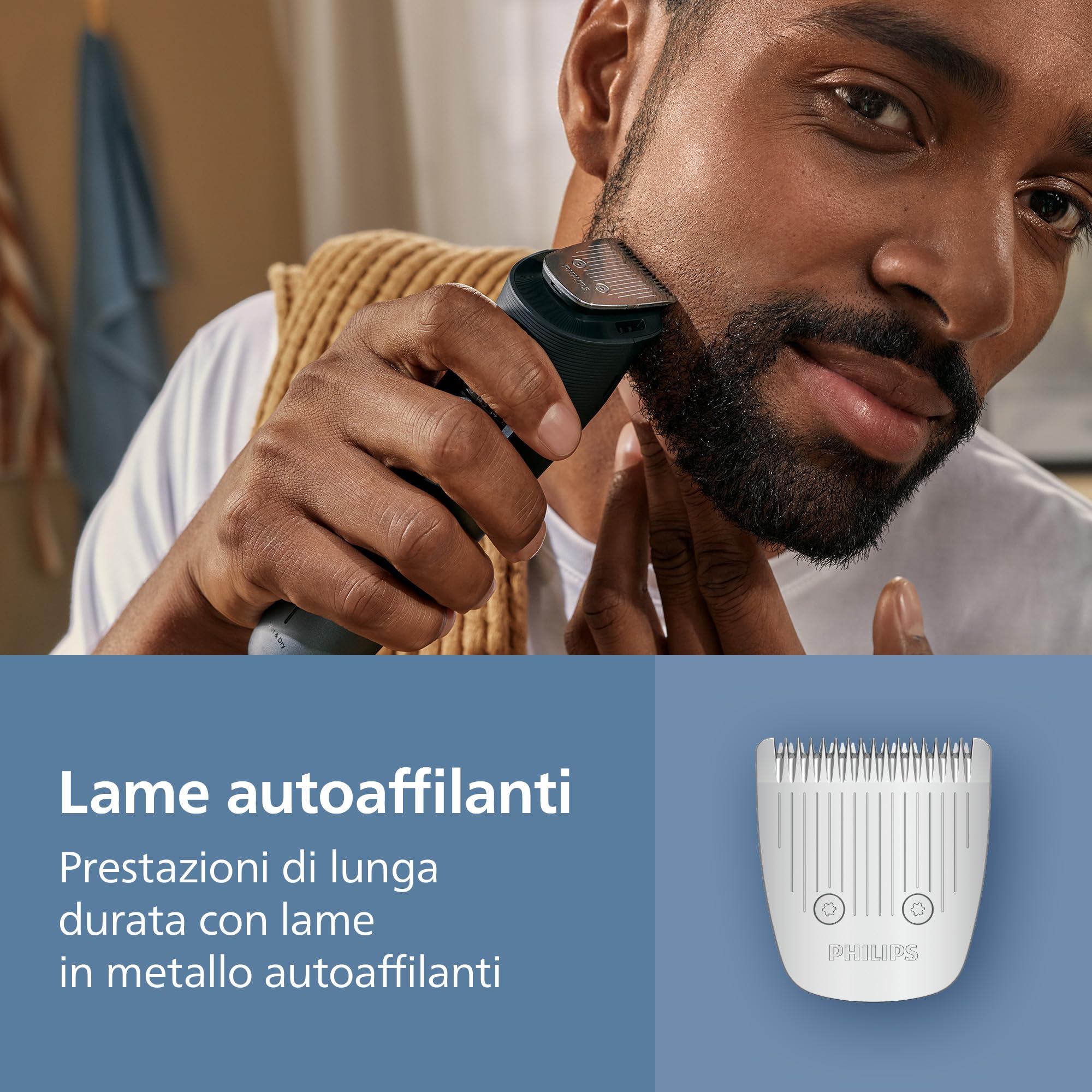 philips-serie-5000-bt5785-30-regolabarba-elettrico-lame-in-metallo-autoaffilanti image 6