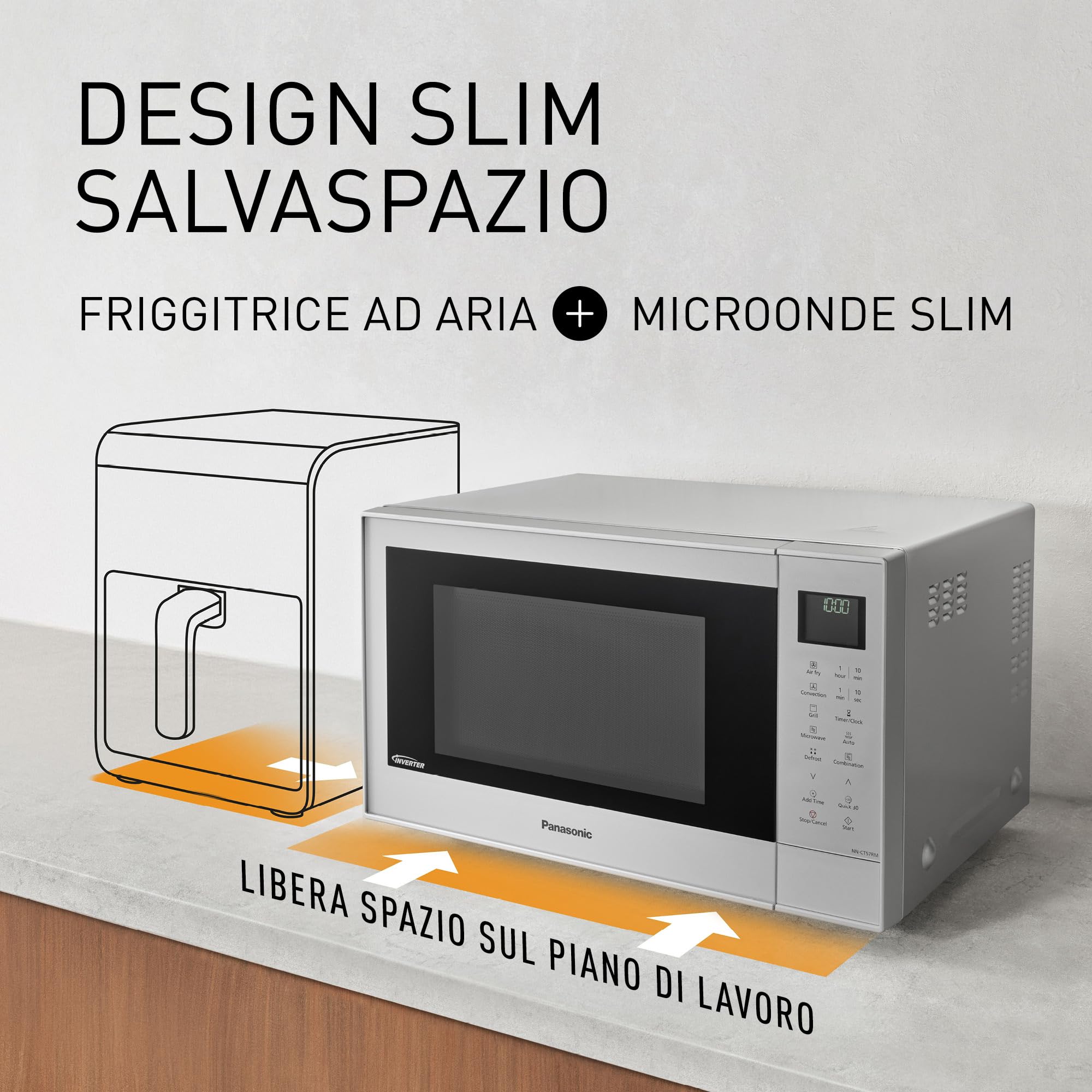 panasonic-nn-ct57rmepg-forno-a-microonde-combinato-4-in-1-da-27-l-con-airfryer-i image 5