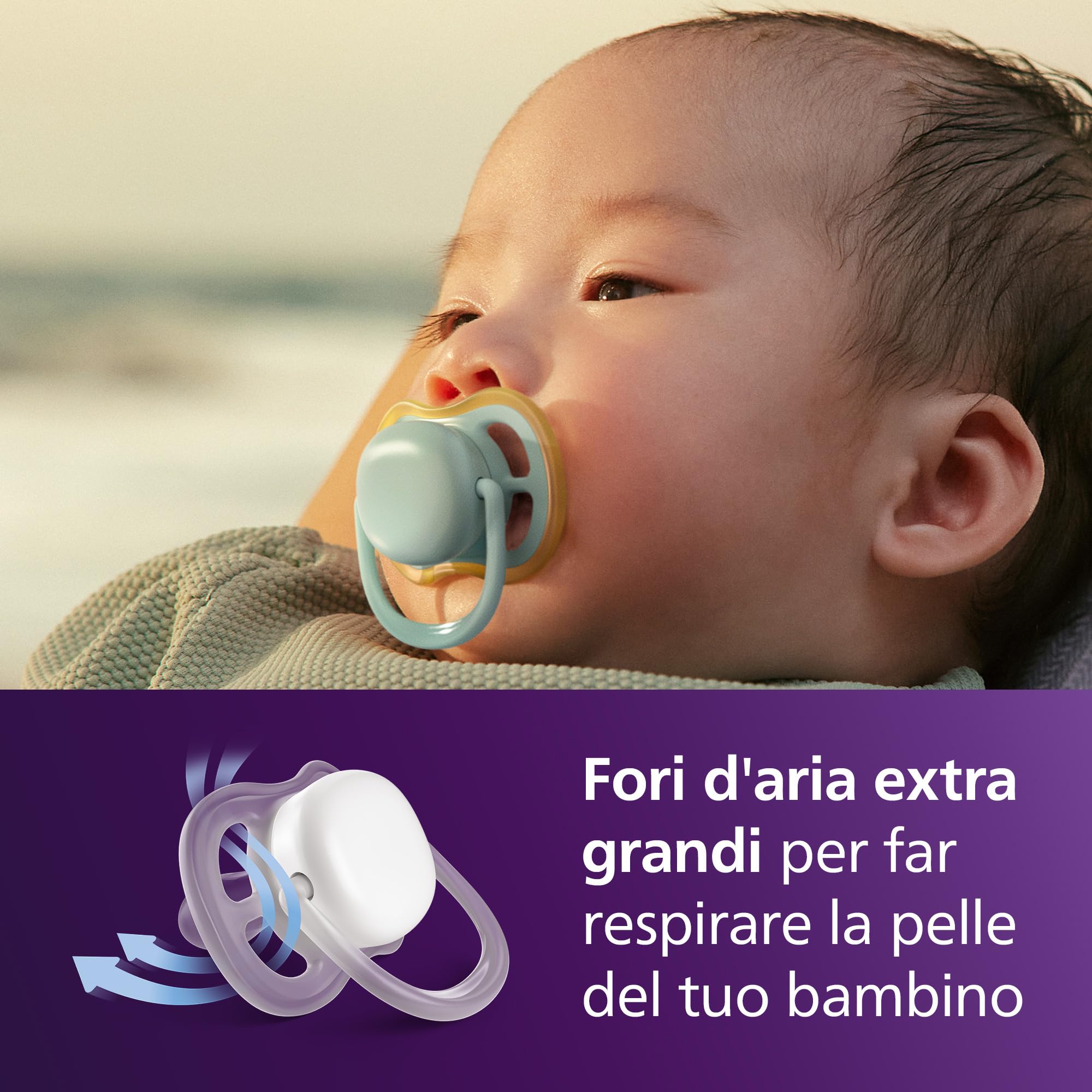 philips-avent-ultra-start-scf087-01-ciuccio-ortodontico-per-neonati-0-6-mesi-sil image 2