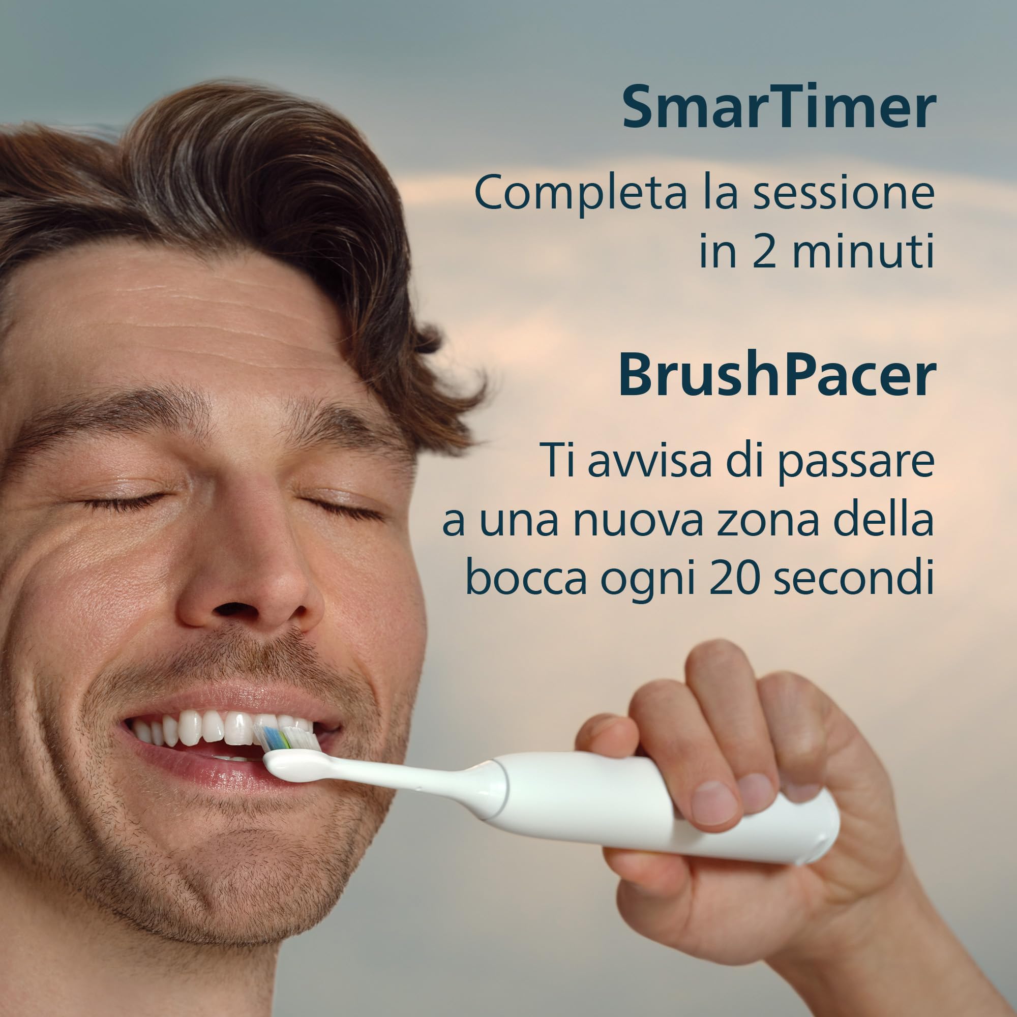 philips-sonicare-5500-hx7110-02-spazzolino-elettrico-sonico-bianco-con-2-modalit image 8