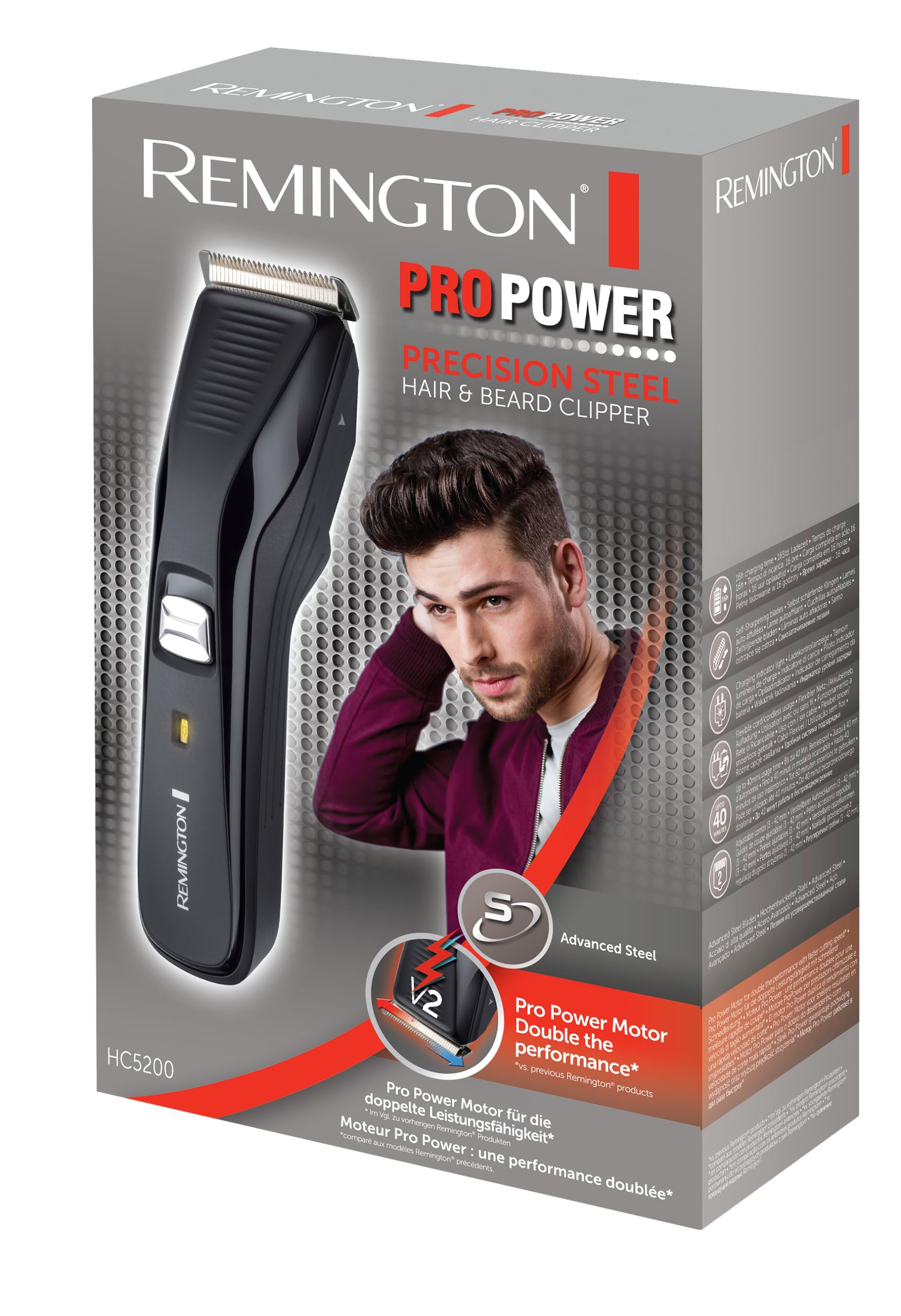 remington-pro-power-hc5200-tagliacapelli-a-rete-e-batteria-al-litio-con-lame-in- image 2