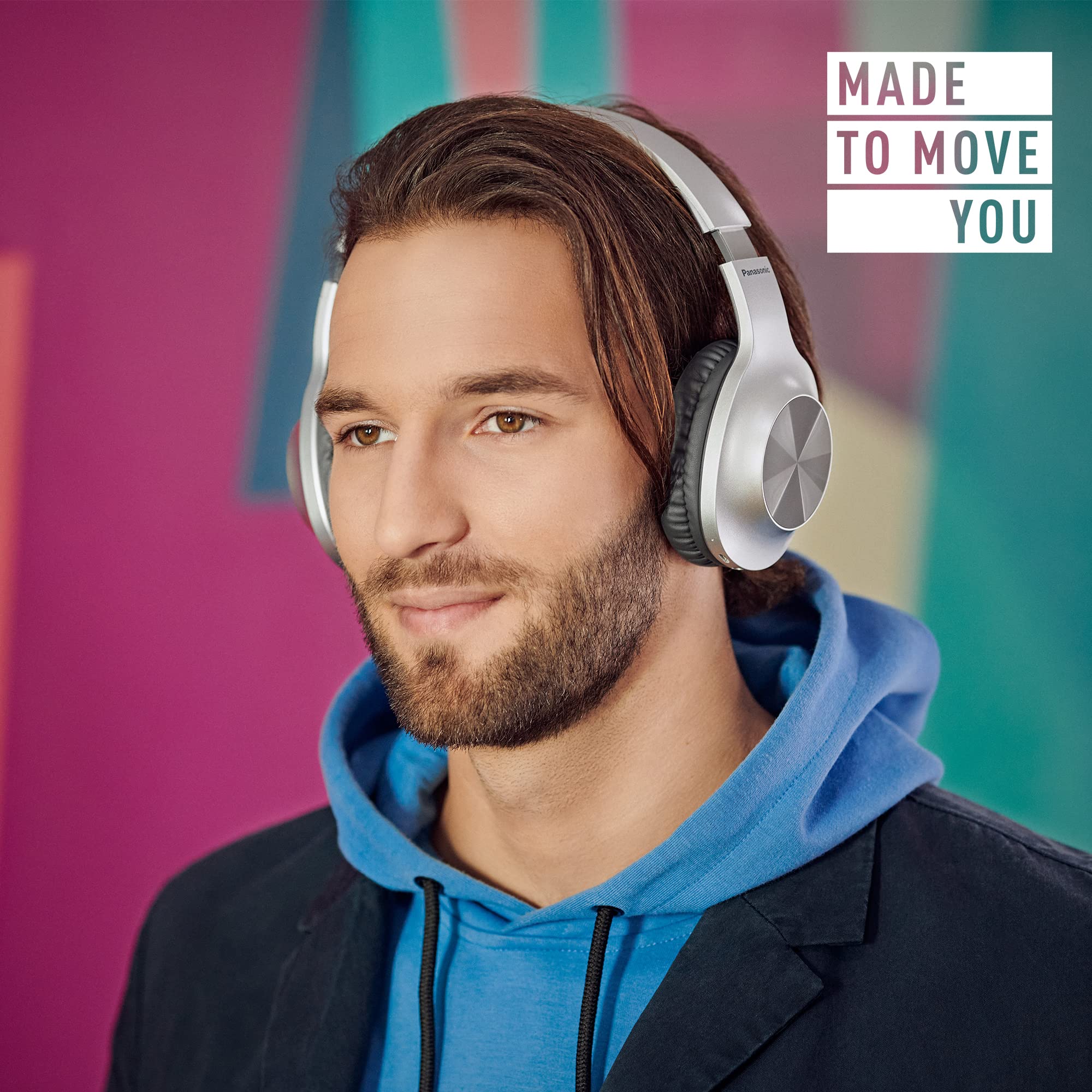panasonic-rb-hx220bdes-cuffie-wireless-bluetooth-over-ear-pieghevoli-con-bassi-x image 2